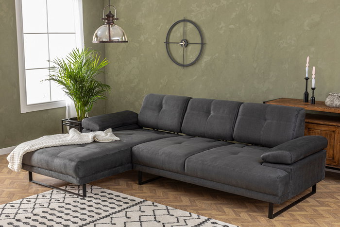 Atelier Del Sofa Mustang Small Left - Antracita